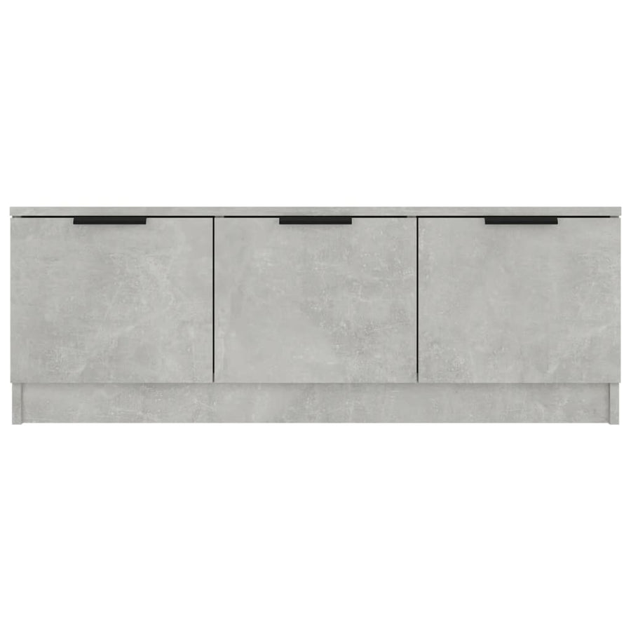 Tv-Meubel 02X35X36,5 Cm Bewerkt Hout Betongrijs