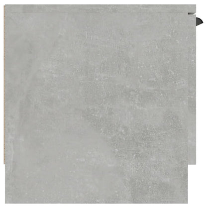Tv-Meubel 02X35X36,5 Cm Bewerkt Hout Betongrijs