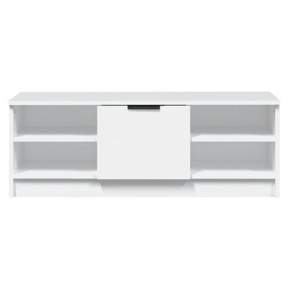 Tv-Meubel 02X35,5X36,5 Cm Bewerkt Hout Wit