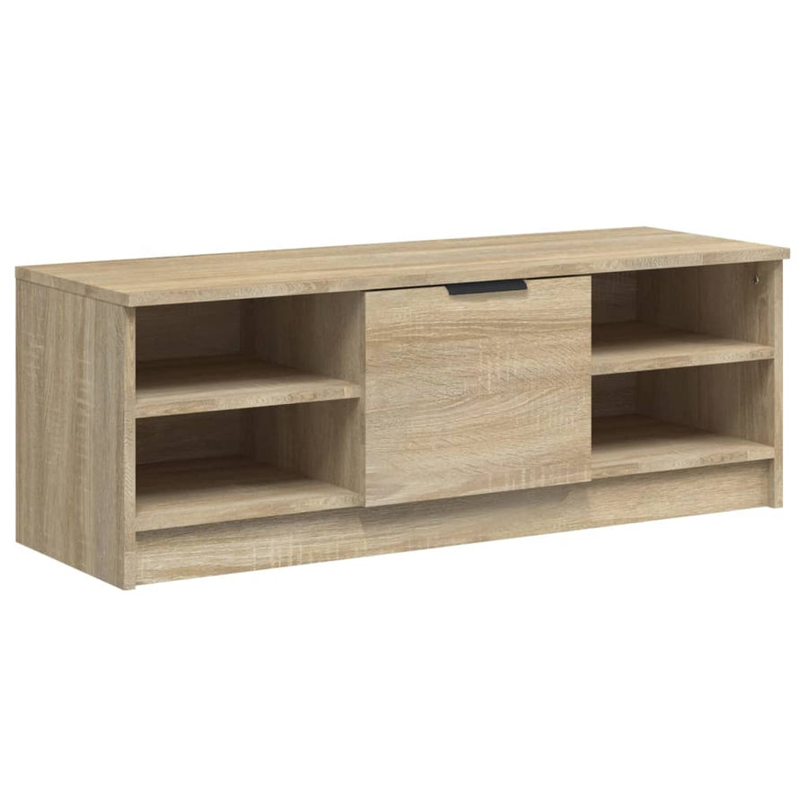 Tv-Meubel 102X35,5X36,5 Cm Bewerkt Hout Kleurig Sonoma eiken