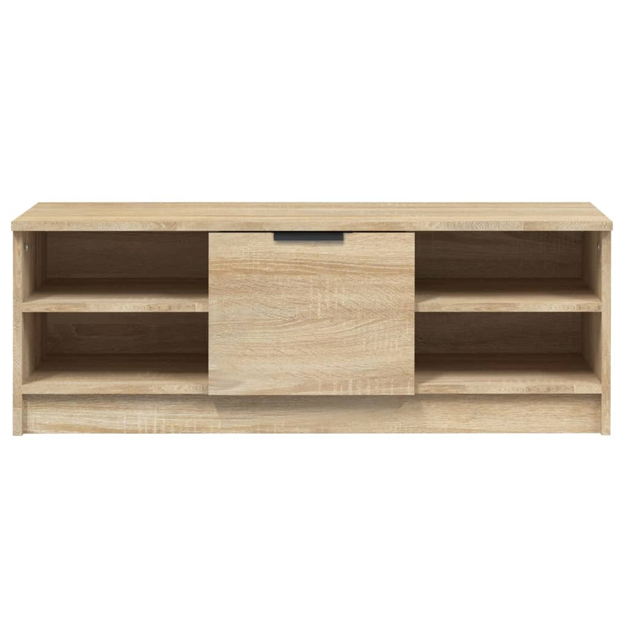 Tv-Meubel 102X35,5X36,5 Cm Bewerkt Hout Kleurig Sonoma eiken