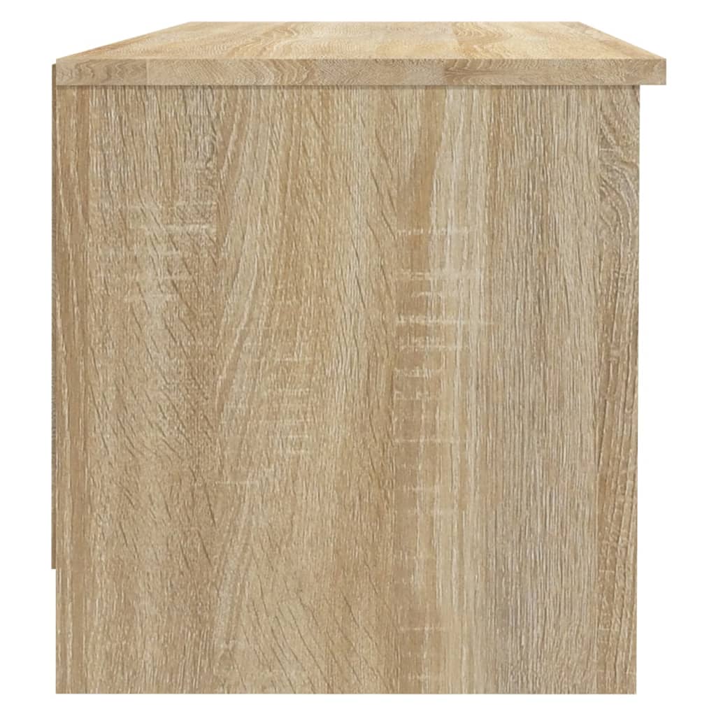 Tv-Meubel 102X35,5X36,5 Cm Bewerkt Hout Kleurig Sonoma eiken
