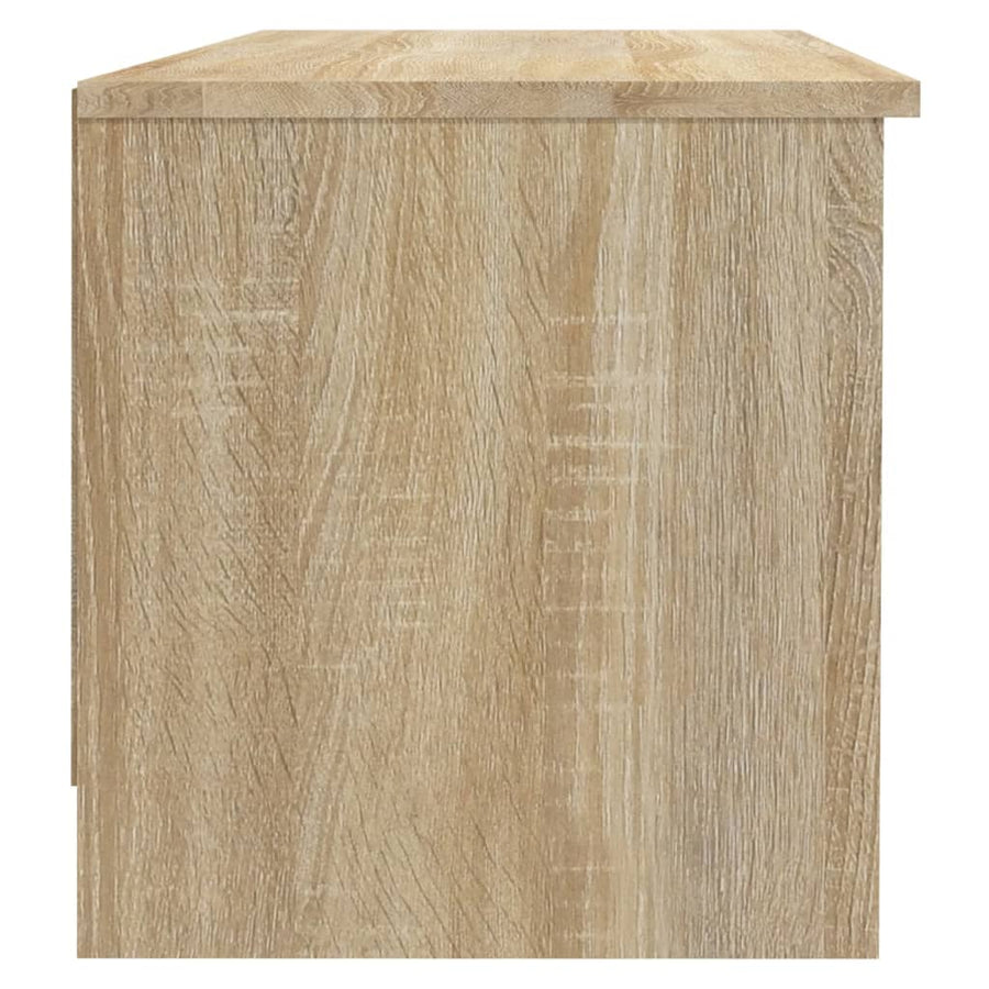 Tv-Meubel 102X35,5X36,5 Cm Bewerkt Hout Kleurig Sonoma eiken