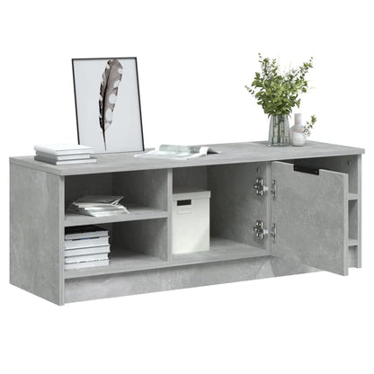 Tv-Meubel 102X35,5X36,5 Cm Bewerkt Hout Betongrijs