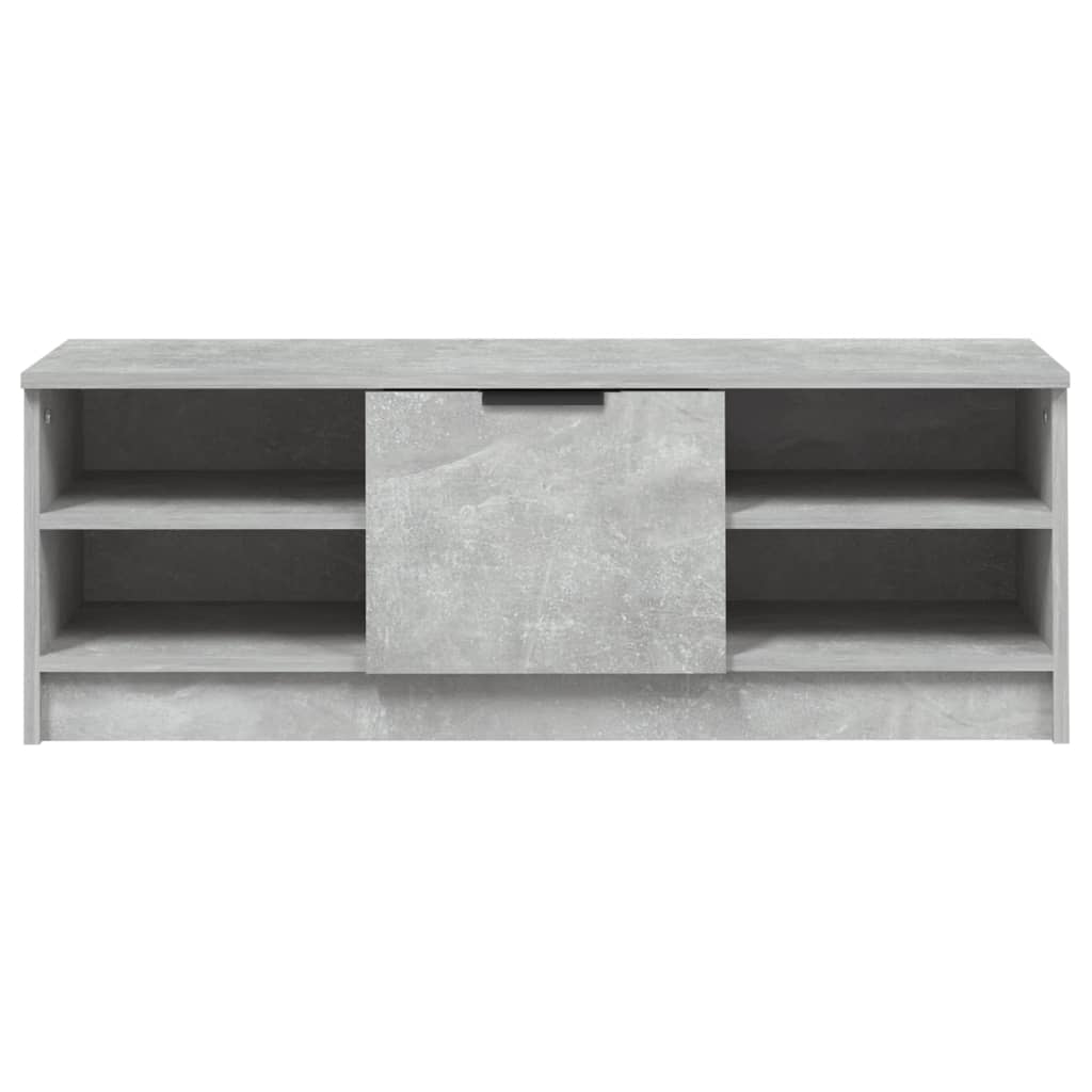 Tv-Meubel 102X35,5X36,5 Cm Bewerkt Hout Betongrijs
