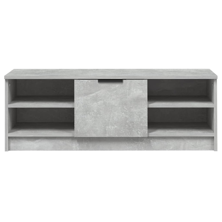 Tv-Meubel 102X35,5X36,5 Cm Bewerkt Hout Betongrijs