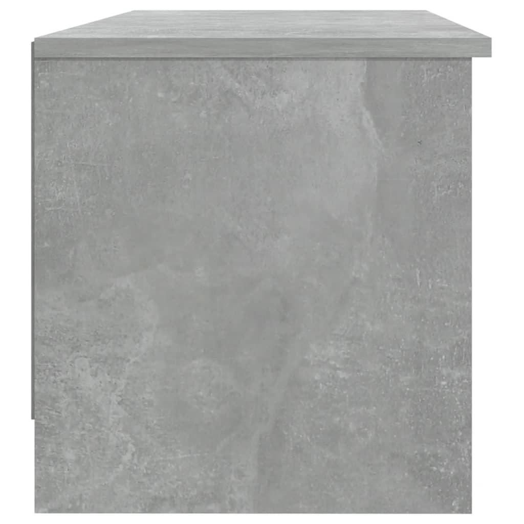 Tv-Meubel 102X35,5X36,5 Cm Bewerkt Hout Betongrijs