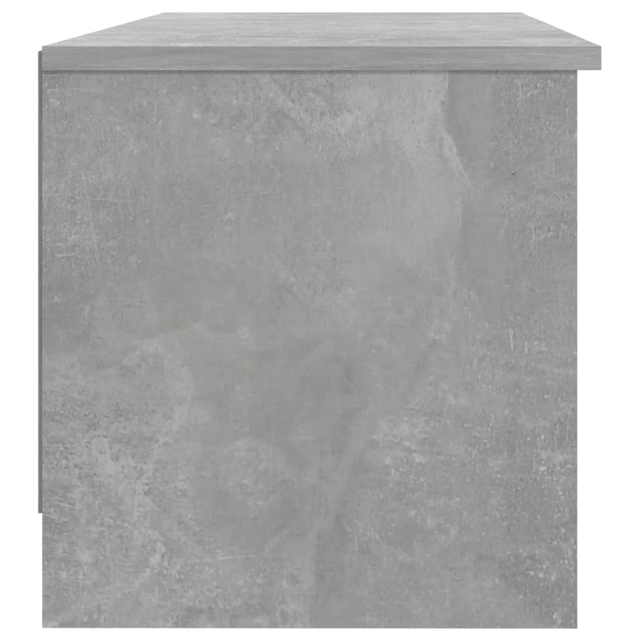 Tv-Meubel 102X35,5X36,5 Cm Bewerkt Hout Betongrijs