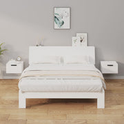 Wall-Mounted Bedside Tables 2 pcs 34x30x20 cm White