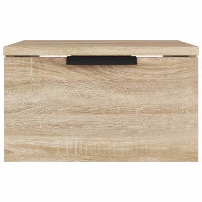 Nachtkastje wandgemonteerd 34x30x20 cm sonoma eikenkleurig 1 Sonoma eiken