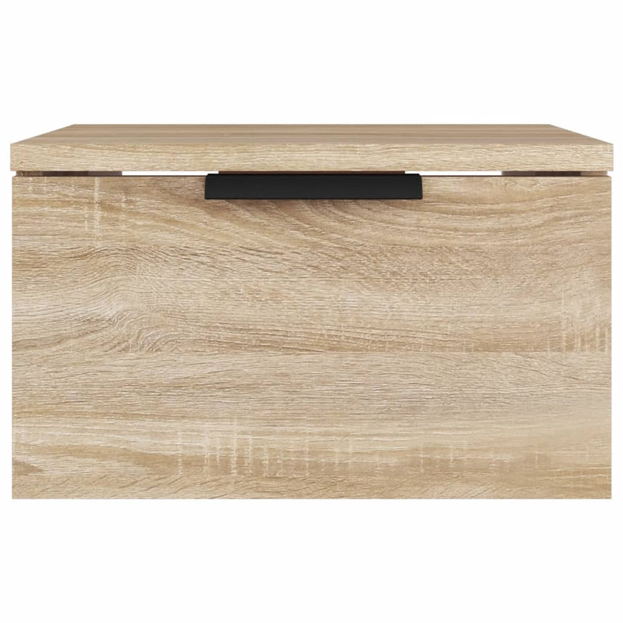 Nachtkastje wandgemonteerd 34x30x20 cm sonoma eikenkleurig 1 Sonoma eiken
