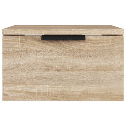 Nachtkastjes 2 st wandgemonteerd 34x30x20 cm sonoma eikenkleur Sonoma eiken
