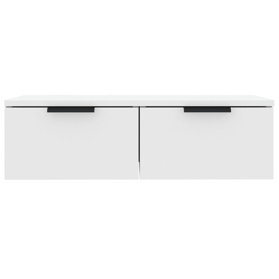 Wandkast 68X30X20 Cm Bewerkt Hout Wit