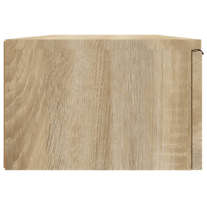 Wandkast 68X30X20 Cm Bewerkt Hout Sonoma Eikenkleurig
