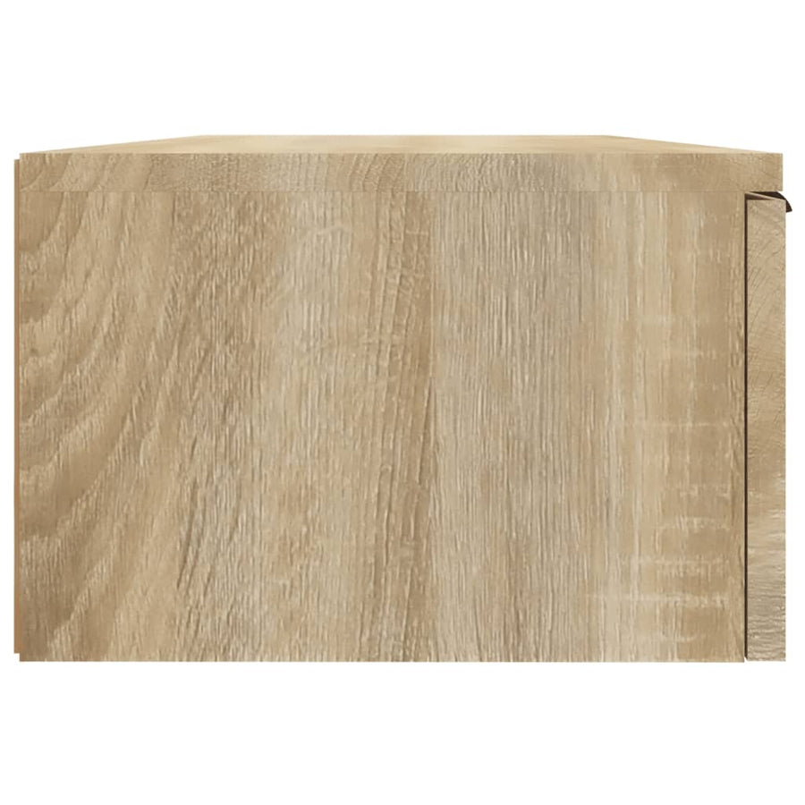 Wandkast 68X30X20 Cm Bewerkt Hout Sonoma Eikenkleurig