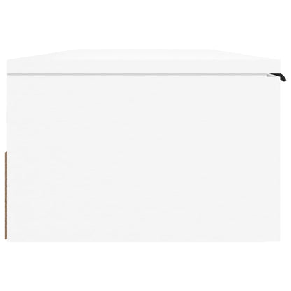 Wandkast 102X30X20 Cm Bewerkt Hout Wit