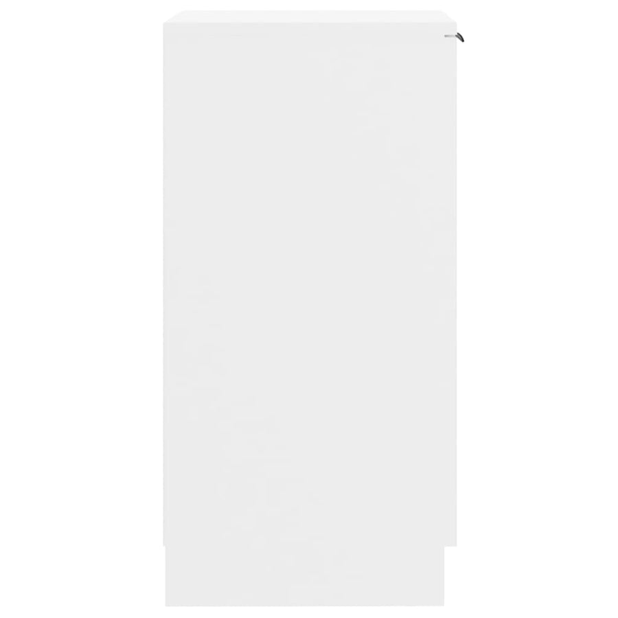 Schoenenkast 30X35X70 Cm Bewerkt Hout Wit
