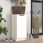Schoenenkast 30x35x70 cm bewerkt hout wit wandmontage