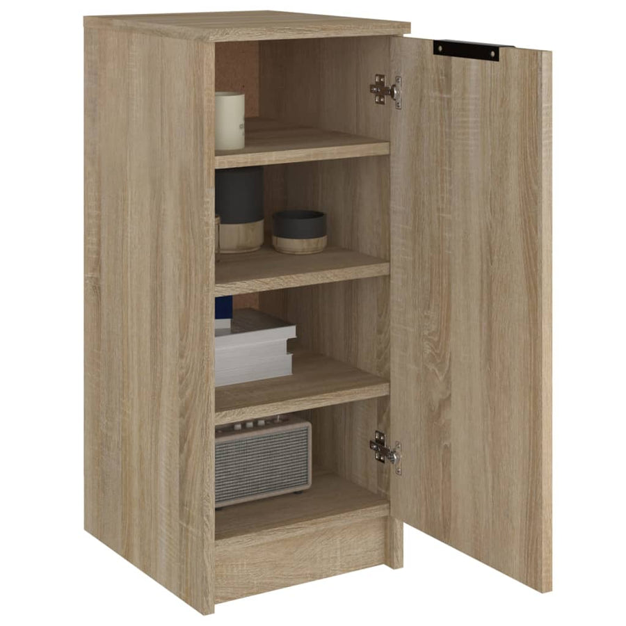 Schoenenkast 30X35X70 Cm Bewerkt Hout Kleurig Sonoma eiken