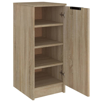 Schoenenkast 30X35X70 Cm Bewerkt Hout Kleurig Sonoma eiken