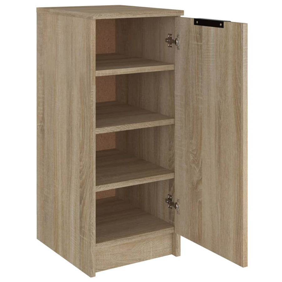 Schoenenkast 30X35X70 Cm Bewerkt Hout Kleurig Sonoma eiken
