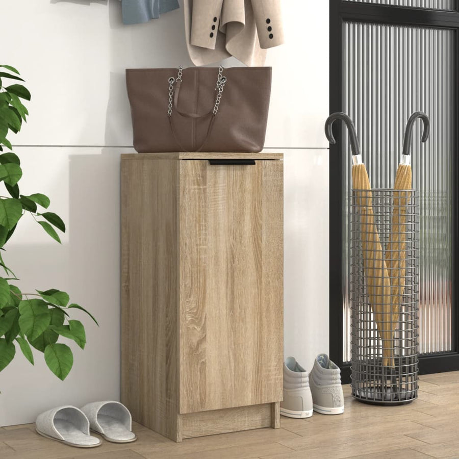 Schoenenkast 30X35X70 Cm Bewerkt Hout Kleurig Sonoma eiken