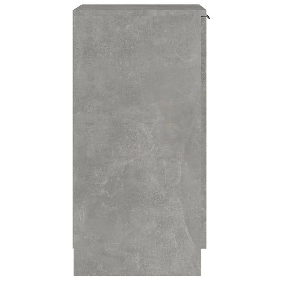 Schoenenkast 30X35X70 Cm Bewerkt Hout Betongrijs
