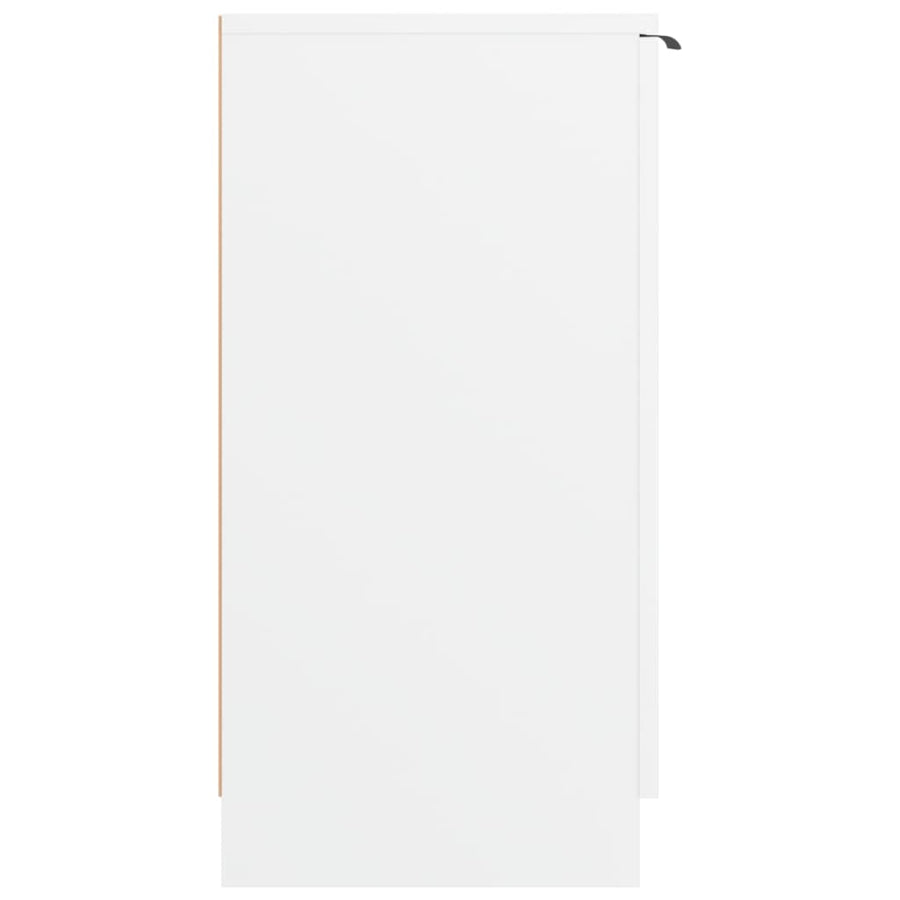 Schoenenkast 59X35X70 Cm Bewerkt Hout Wit
