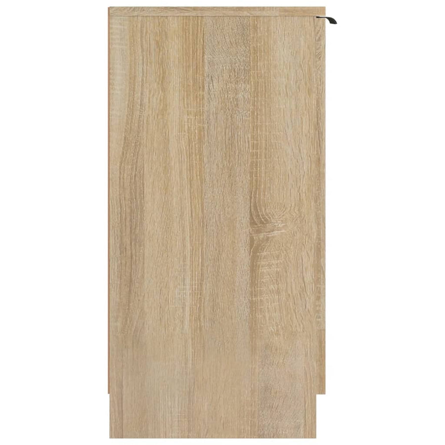 Schoenenkast 59X35X70 Cm Bewerkt Hout Kleurig Sonoma eiken