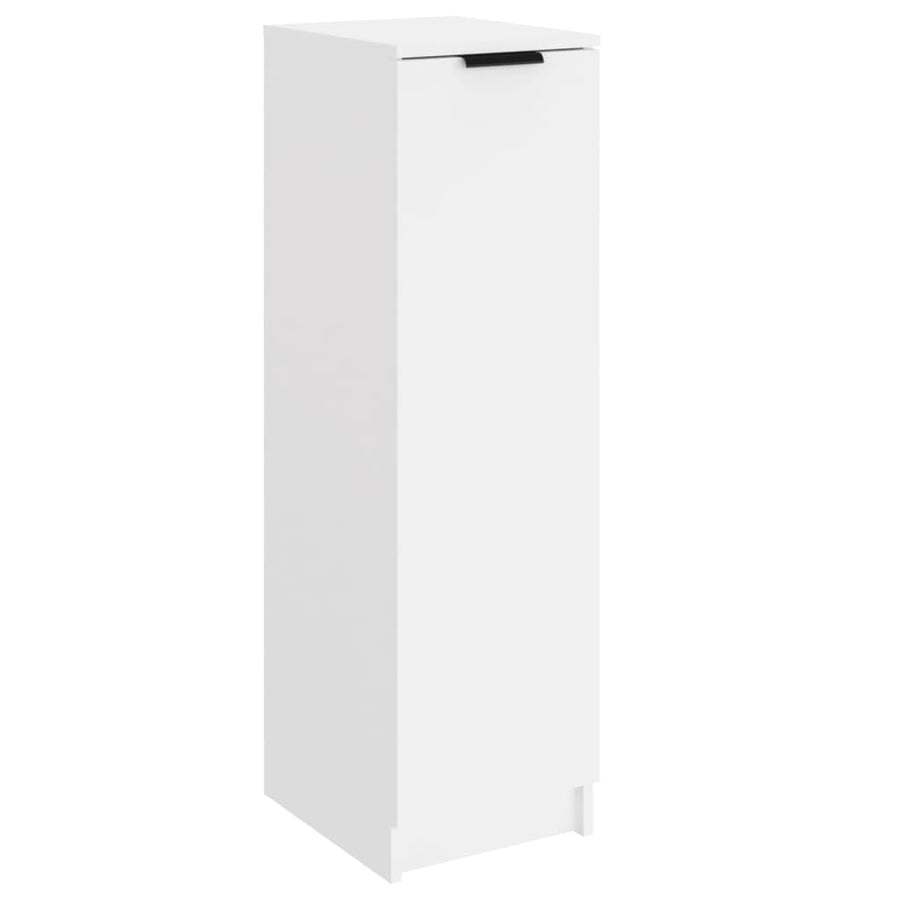 Schoenenkast 30X35X100 Cm Bewerkt Hout Wit