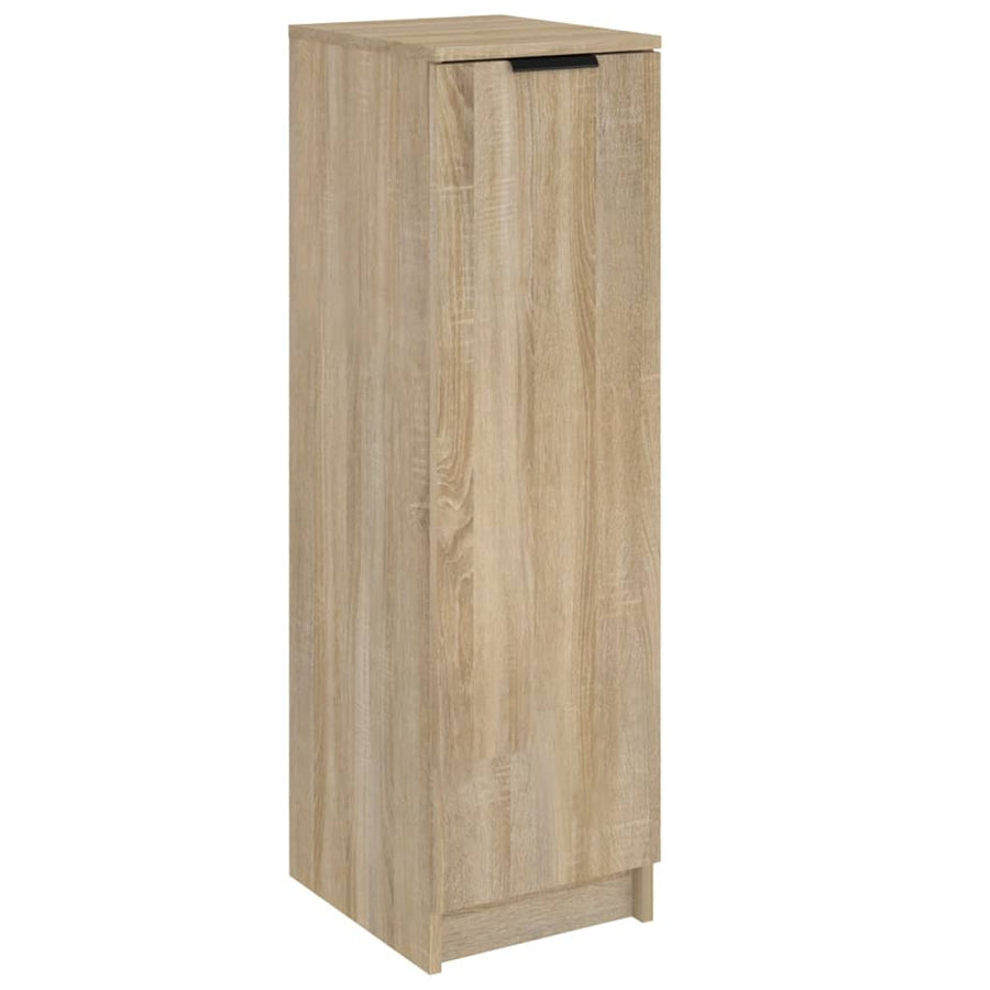 Schoenenkast 30X35X100 Cm Bewerkt Hout Sonoma Eikenkleurig