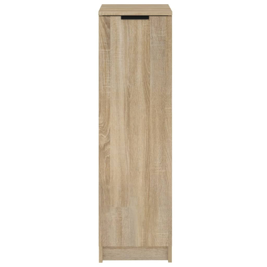 Schoenenkast 30X35X100 Cm Bewerkt Hout Sonoma Eikenkleurig