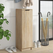 Schoenenkast 30x35x100 cm bewerkt hout sonoma eiken