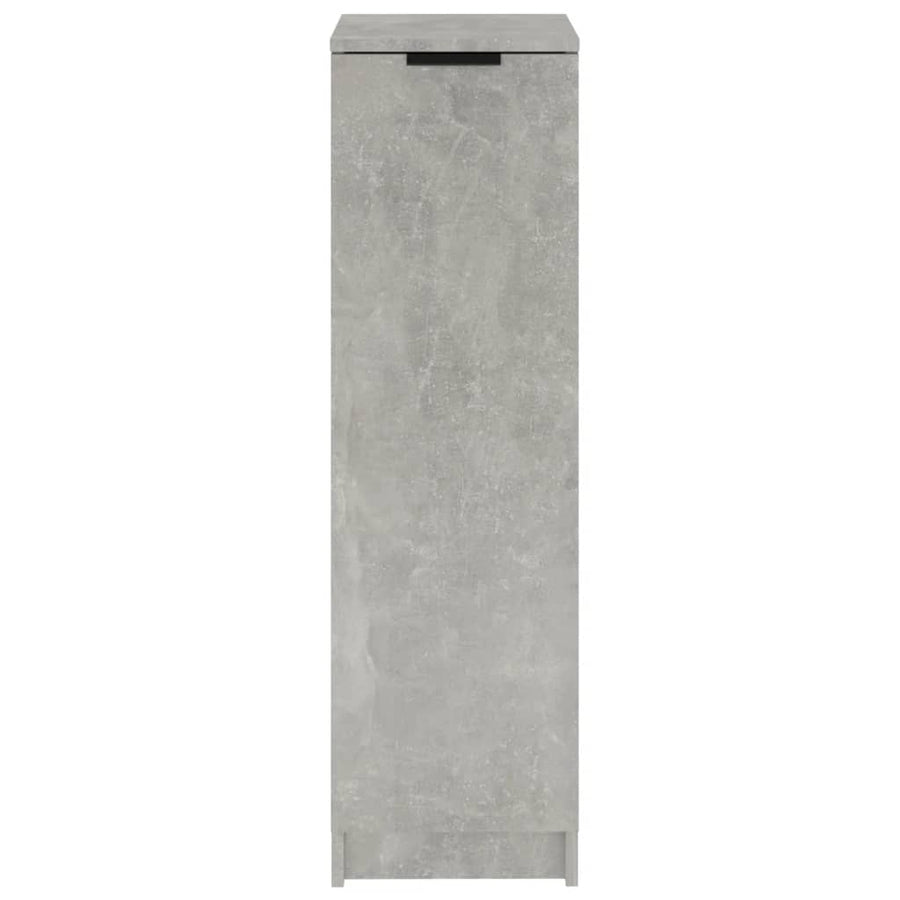 Schoenenkast 30X35X00 Cm Bewerkt Hout Betongrijs