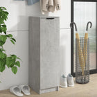 Schoenenkast 30x35x100 cm bewerkt hout betongrijs wandmontage