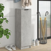 Schoenenkast 30x35x100 cm bewerkt hout betongrijs wandmontage