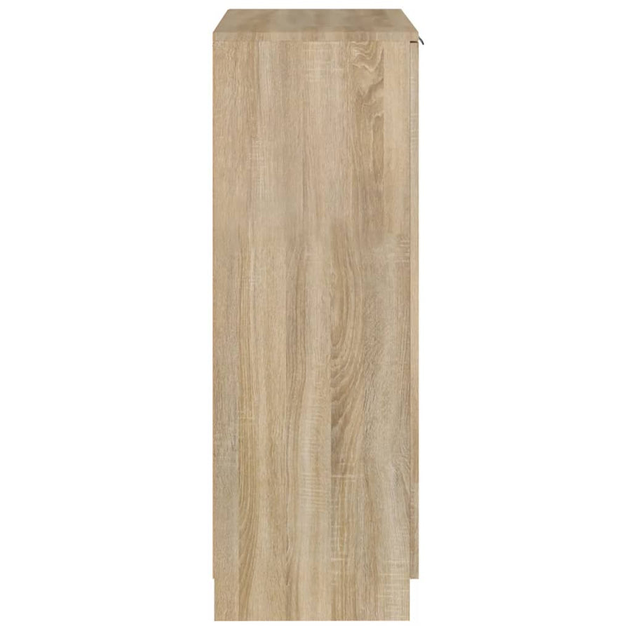 Schoenenkast 59X35X00 Cm Bewerkt Hout Kleurig Sonoma eiken