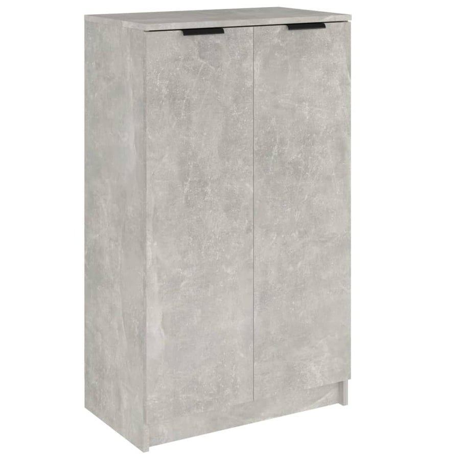 Schoenenkast 59X35X00 Cm Bewerkt Hout Betongrijs