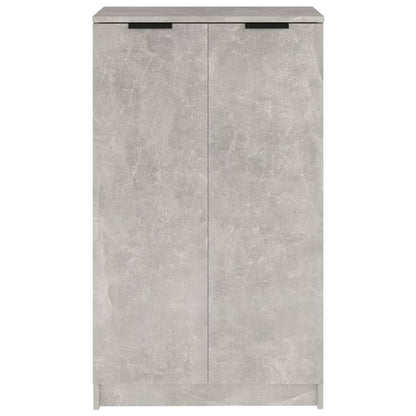 Schoenenkast 59X35X00 Cm Bewerkt Hout Betongrijs