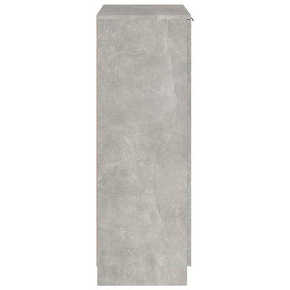 Schoenenkast 59X35X00 Cm Bewerkt Hout Betongrijs