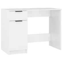Bureau 100X50X75 Cm Bewerkt Hout Wit