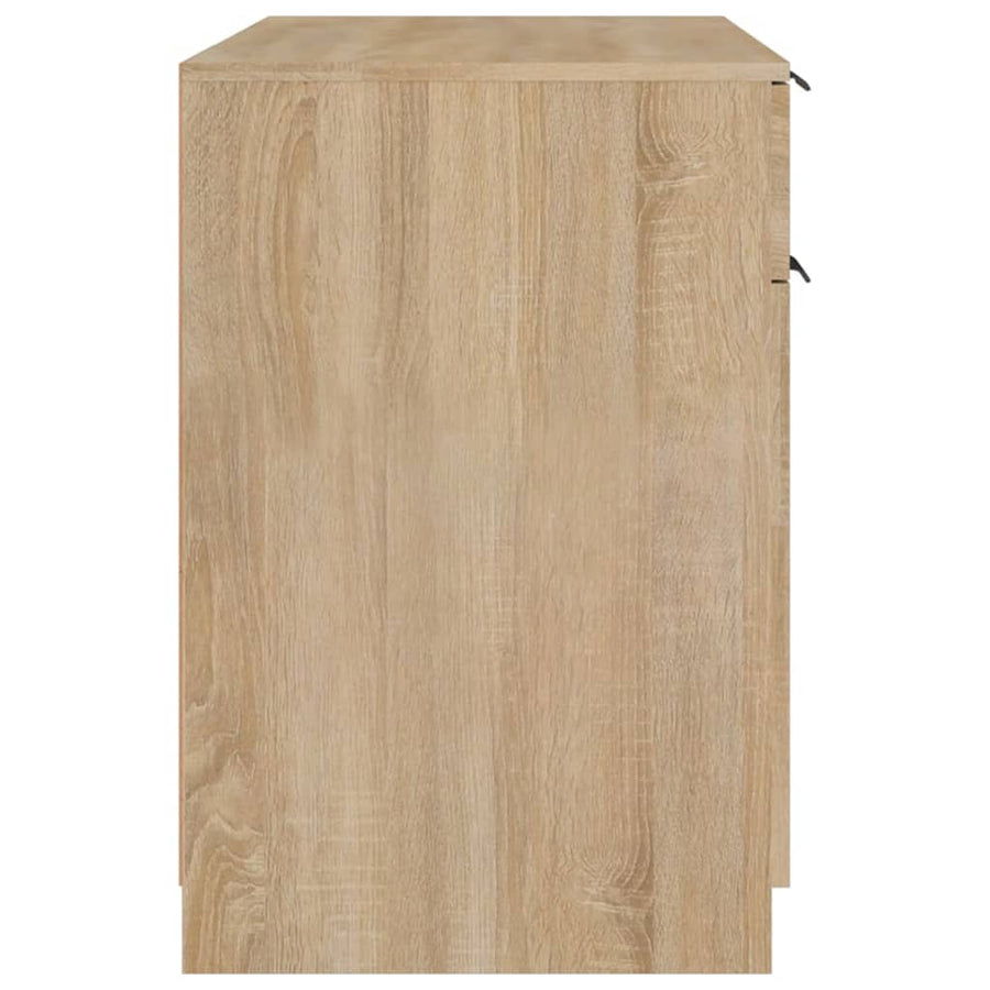 Bureau 100X50X75 Cm Bewerkt Hout Sonoma Eikenkleurig