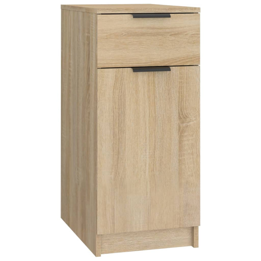 Bureaukast 33,5X50X75 Cm Bewerkt Hout Sonoma Eikenkleurig