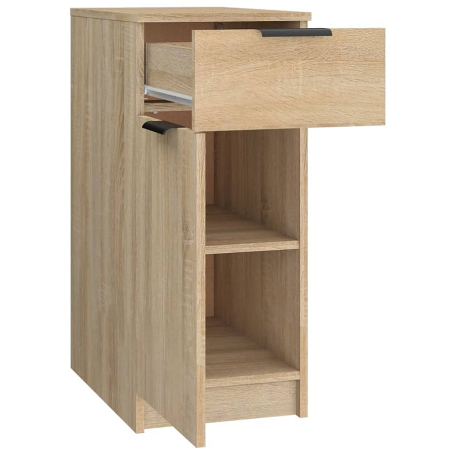 Bureaukast 33,5X50X75 Cm Bewerkt Hout Sonoma Eikenkleurig