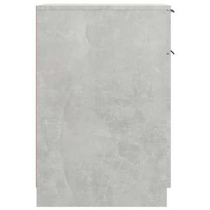 Bureaukast 33,5X50X75 Cm Bewerkt Hout Betongrijs