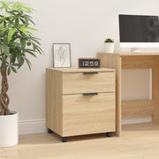 Dossierkast verrijdbaar 45x38x54 cm sonoma eiken