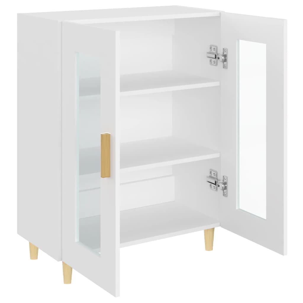Dressoir 69,5X34X90 Cm Bewerkt Hout Wit