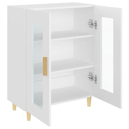 Dressoir 69,5X34X90 Cm Bewerkt Hout Wit