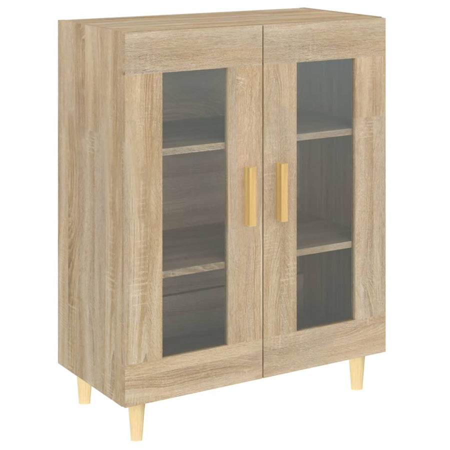 Dressoir 69,5X34X90 Cm Bewerkt Hout Sonoma Eikenkleurig 1