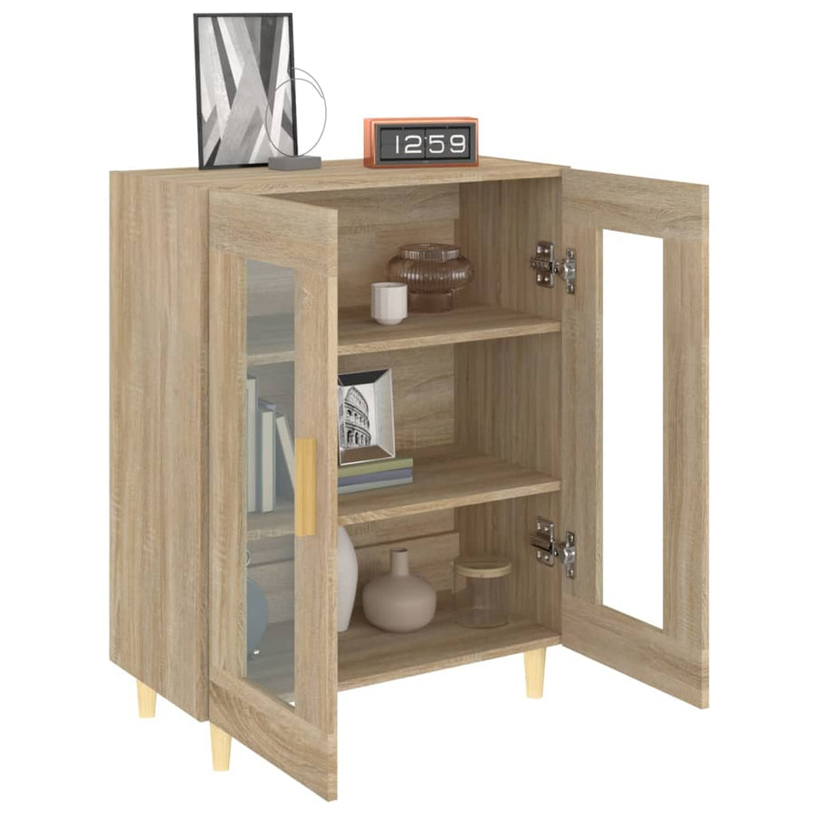 Dressoir 69,5X34X90 Cm Bewerkt Hout Sonoma Eikenkleurig 1